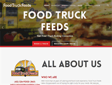 Tablet Screenshot of foodtruckfeeds.com